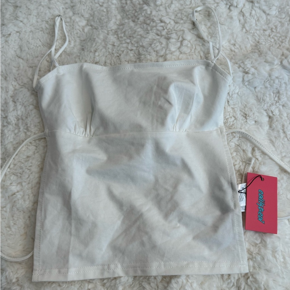 Edkited Open Back Top